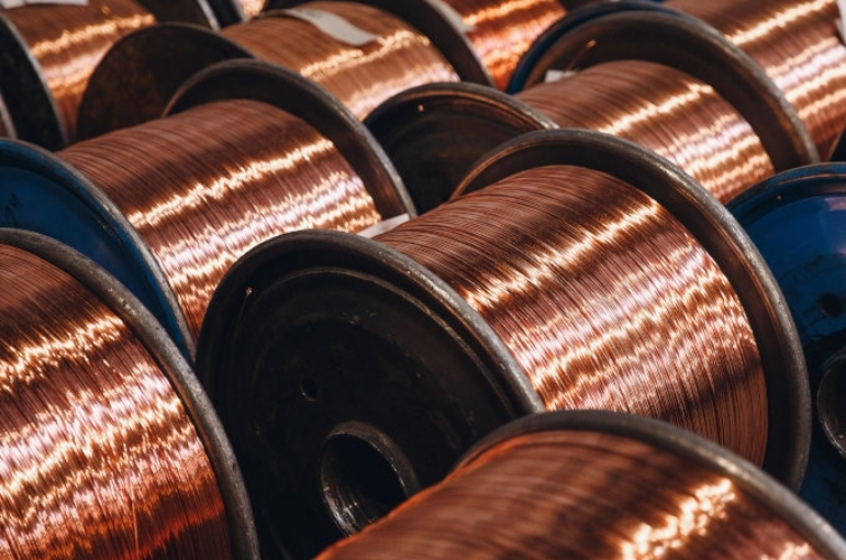 High quality copper strips in spools